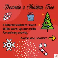 Vista previa - Juegos / Gamificación - Decorate a Christmas Tree, ESL game for grammar and speaking - página 1