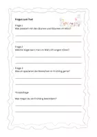 Vorschau - Unterrichtsreihen - März Lesetext für Leseverständnis mit Fragen - Seite 3