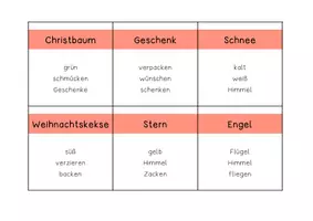 Vorschau - Spiele - Sag es mir (nicht)! - Weihnachts- und Winterwörter - Seite 1