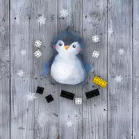 Vorschau - Stationenlernen - 🐧Pinguin Bauplan Klemmbausteine Lego® - Deckblatt