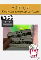 Vorschau - Anderer Materialtyp - FREEBIE: Kinotickets zum selbst ausfüllen - Deckblatt