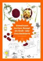 Vorschau - Mal- und Bastelvorlagen - Rezept als Grußkarte (Feriengruß) + ICOON Bildkarten - Deckblatt
