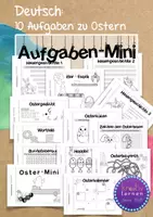 Vorschau - Stundenentwürfe - Aufgabenmini Ostern - Deckblatt