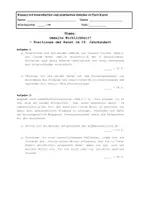 Vorschau - Test - Klausur: Gemalte Wirklichkeit? (Theorie / Praxis) - Deckblatt