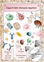 Aperçu - Cliparts/Visuels - Clipart-Set: Réaction immunitaire - Page de couverture