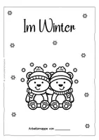 Vorschau - Arbeitsblätter - WINTER - Deutschmaterial - Lesen-Schneiden-Kleben - ab Klasse 1 - Seite 3