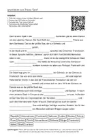 Vorschau - Arbeitsblätter - Arbeitsblätter "Genf" + Lösung & MP3 + - Deckblatt
