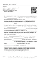 Vorschau - Arbeitsblätter - Lernplakat + Arbeitsblätter zum Thema "Grab" + Lösung & MP3 + Infografik - Seite 1