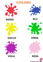 anteprima - Esercizi - Colori raccolta di materiali - Pagina di copertina