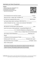 Vorschau - Arbeitsblätter - Arbeitsblätter zum Thema "Grundschule" + Lösung & MP3 + - Deckblatt