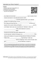 Vorschau - Arbeitsblätter - Arbeitsblätter zum Thema "Halbinsel" (Lückentext, Hörverstehen) + Lösung & MP3 - Deckblatt