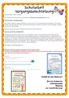 Vorschau - Arbeitsblätter - Vorgangsbeschreibung Rezept Klassenarbeit - Seite 1
