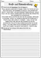 Vorschau - Arbeitsblätter - Freunde DaZ Groß und Kleinschreibung Klasse 5 Deutsch Grammatik DaF - Seite 2