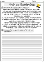 Vorschau - Arbeitsblätter - Wald DaZ Groß und Kleinschreibung Klasse 5 Deutsch Grammatik DaF - Seite 2