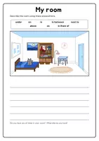 Vorschau - Arbeitsblätter - PREPOSITIONS My Room: Describe & Design - Seite 2