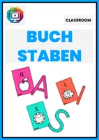 Vorschau - Poster - Buchstaben Aushang in Regenbogenoptik - Deckblatt