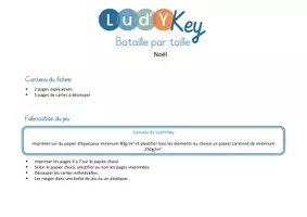 Aperçu - Jeux - Jeu de bataille Noël : Cartes graduées de 1 à 6 - Page 2