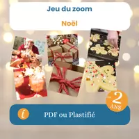 Aperçu - Jeux - Jeu du Zoom de Noël – Mise en paire et discrimination visuelle - Page de couverture