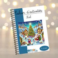 Aperçu - Apprentissages en autonomie - Cahier d’activités de Noël 3–6 ans – Ateliers ludiques et autonomes (maternelle) - Page de couverture