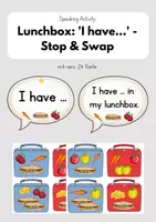 Vorschau - Spiele - Lunchbox: 'I have...' - Stop & Swap - Deckblatt
