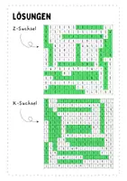 Vorschau - Arbeitsblätter - Suchrätsel für z und k Wörter - Seite 2