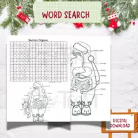 ดูตัวอย่าง - Christmas Word Search, Santa’s Organs - เสื้อคลุม