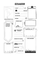 Vorschau - Arbeitsblätter - Ecuador Steckbrief - Seite 1