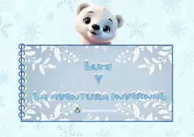 Vista previa - Unidades / Secuencias / Situaciones de Aprendizaje - Libro de actividades ''Lumi y la aventura invernal'' 🐾❄️ - Portada