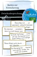Vorschau - Anderer Materialtyp - Zwischenbesprechungen in Kunst: Tafelkarten - Deckblatt