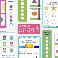 anteprima - Flashcard - Imparare le Forme Geometriche in Inglese - Pagina di copertina