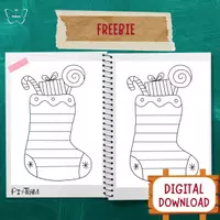 ดูตัวอย่าง - Christmas Writing paper FREEBIE - เสื้อคลุม