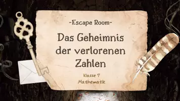 Vorschau - Arbeitsblätter - Escape Room - Rationale Zahlen - Deckblatt