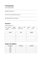 Vorschau - Arbeitsblätter - Grammatikübungen: Grundschule (Schlangensätze, Grundwortarten) - Deckblatt