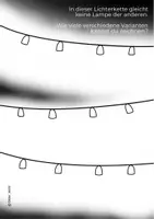 Vorschau - Arbeitsblätter - KUNST: WEITERMALBILD, Kritzelbild Lichterkette - Seite 2