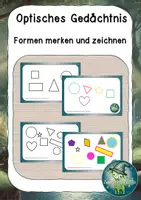 Vorschau - Stationenlernen - Karteikärtchen: Konzentration und optische Merkfähigkeit trainieren - Seite 1