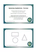 Vorschau - Stationenlernen - Karteikärtchen: Konzentration und optische Merkfähigkeit trainieren - Seite 3