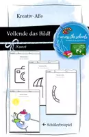 Vorschau - Arbeitsblätter - Vollende das Bild! - Kreative Arbeitsblätter für Schnelle - Deckblatt