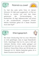 Vorschau - Arbeitsblätter - Innerer Monolog: Situationskärtchen mit lebensnahen Schreibanlässen - Seite 1