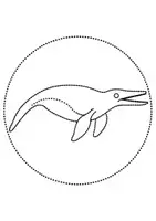 Vorschau - Arbeitsblätter - runde Prickelbilder / Fensterbilder Thema Dinosaurier - Grundschule - Bastelvorlagen - Seite 2