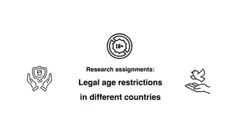 Vorschau - Arbeitsblätter - Research & presentation project: Legal age limits in different countries - Seite 1
