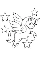 Vorschau - Arbeitsblätter - Prickelbilder / Fensterbilder Thema Einhörner - Grundschule - Bastelvorlagen - Seite 3