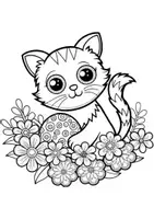 Vorschau - Arbeitsblätter - Ausmalbilder & Mandalas PAKET Thema Katzen - Grundschule - Bastelvorlagen - Seite 2