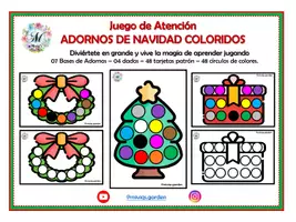 Vista previa - Juegos / Gamificación - Pack Imprimible: Juegos de Atención (8 actividades diferentes) - página 1