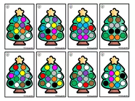 Vista previa - Juegos / Gamificación - Juego de Atención: Adornos Coloridos Navidad - página 3