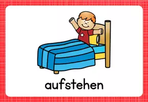Vorschau - Fördermaterial/Inklusion - Tagesablauf Karten und Poster mit Uhr - Seite 1