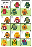 Vorschau - Spiele - Lesespiel "ugly sweater" Weihnachten - Seite 1