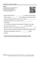 Vorschau - Arbeitsblätter - Arbeitsblätter zum Thema "Isegrim" (Lückentext, Hörverstehen) + Lösung & MP3 - Deckblatt