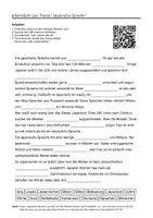 Vorschau - Arbeitsblätter - Arbeitsblätter "Japanische Sprache" + Lösung & MP3 + Infografik - Deckblatt