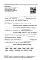 Vorschau - Arbeitsblätter - Lernposter + Arbeitsblätter zum Thema "Jesus" + Lösung & MP3 + Infografik - Seite 1