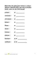 Vorschau - Arbeitsblätter - Wörter mit z oder tz - alle Regeln - Seite 2